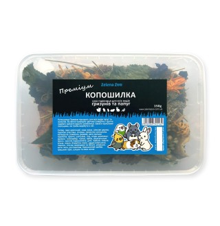 Zelena Zoo - копошилка преміум для гризунів та папуг 150 г