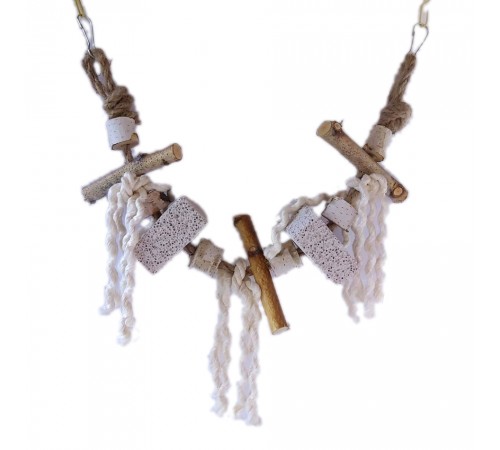 Zelena Zoo - іграшка гойдалка з пемзою і канатом 42 см