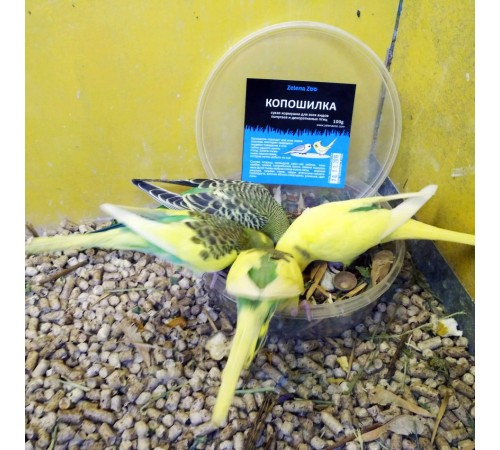 Zelena Zoo - копошилка для папуг, суха годівничка 100 г