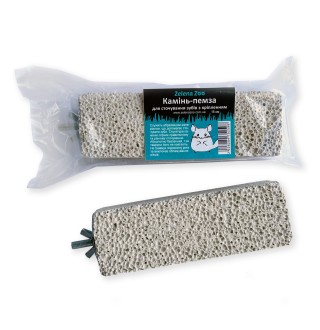 Zelena Zoo - камінь з кріпленням великий для сточування зубів 15 см