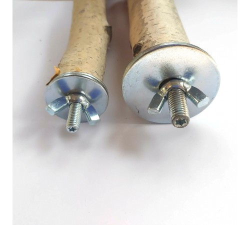 Zelena Zoo - присада для великих папуг і птахів ø3 см береза 25 см