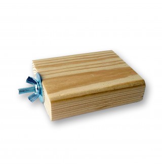 Zelena Zoo - поличка для сну на клітку дерев’яна 8 см