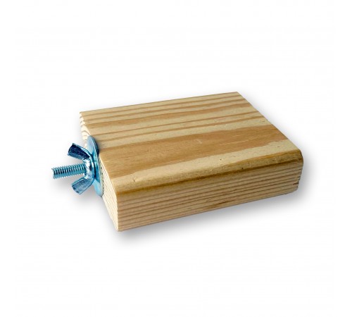 Zelena Zoo - поличка для сну на клітку дерев’яна 8 см