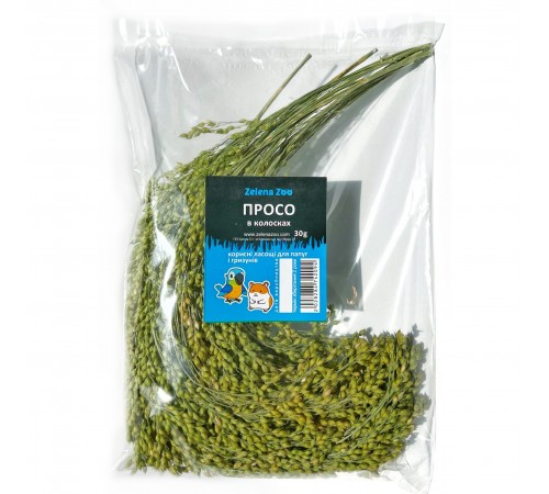 Zelena Zoo - просо в колосках 30 г