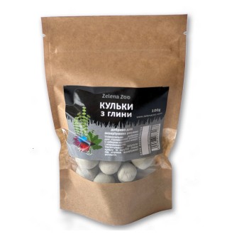 Zelena Zoo - кульки із глини для акваріумних рослин 100 г