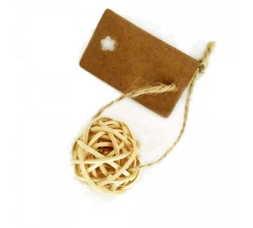 Zelena Zoo - кулька із лози ротангової пальми 3 см