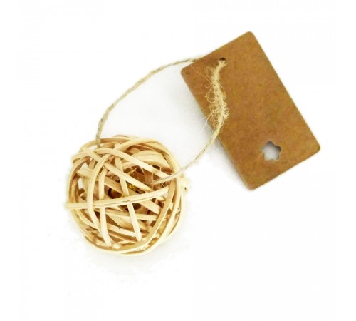 Zelena Zoo - кулька із лози ротангової пальми 4 см