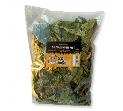 Zelena Zoo - запашний луг, зелений раціон для гризунів 100 г