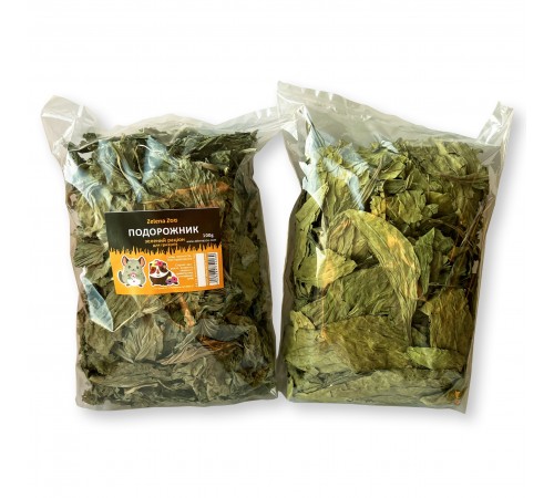 Zelena Zoo - подорожник, зелений раціон для гризунів 100 г