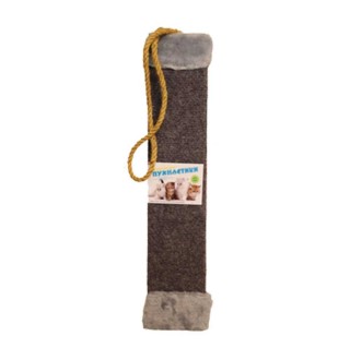 Пухнастики кігтеточка для котів дошка, джут сіра 50х10х10см