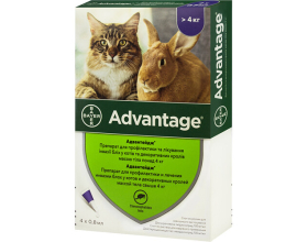 Elanco (Bayer) Advantage 80 - від ектопаразитів для котів від 4кг