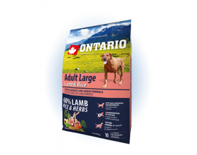 Ontario Adult Large Lamb and Rice & Turkey 2,25 кг Сухий корм для дорослих собак великих порід з ягням та рисом