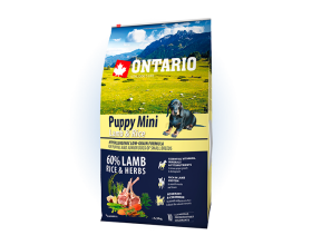 Ontario Puppy Mini Lamb & Rice 6,5кг Сухий корм для цуценят дрібних порід з ягням та рисом