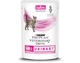 Purina Pro Plan Veterinary Diets UR Urinary Feline (пауч) Лікувальні консерви для кішок при сечокам'яній хворобі, з лососем (85г) 613249