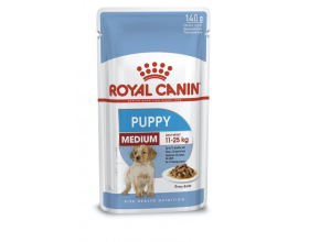 Royal Canin Medium Puppy - вологий корм для цуценят середніх порід, шматочки в соусі, 0,140кг