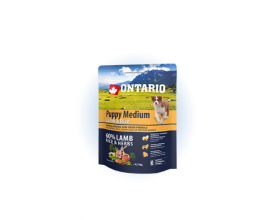 Ontario Puppy Medium Lamb & Rice 0,75кг Сухий корм для цуценят середніх порід з ягням та рисом