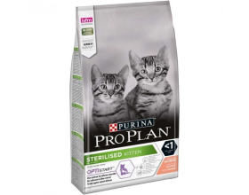 Purina Pro Plan Sterilised. Сухий корм для кастрованих котів з лососем 400г