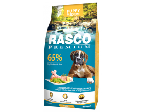 Rasco Premium Puppy Medium, 15кг Повнораціонний корм для цуценят середніх порід (10-25кг)