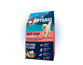 Ontario Adult Large 7 Fish & Rice 2,25кг Сухий корм для дорослих собак великих порід з рибою та рисом