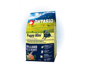 Ontario Puppy Mini Lamb & Rice 2,25кг Сухий корм для цуценят дрібних порід з ягням та рисом