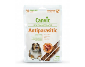 Canvit Antiparasitic - напіввологі ласощі для профілактики проблем з кишковим трактом у собак з чутливим травленням 200г