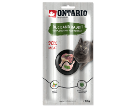 Ontario soft sticks for cats Duck & Rabbit 13,5см, 3x5г палички для котів з качкою та кроликом