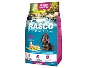 Rasco Premium Adult Senior Small and Medium Breed, 3кг Повнораціонний корм для собак похилого віку дрібних до середніх порід (до 25 кг)