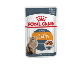 Royal Canin Intense Beauty Care in gravy - вологий корм для дорослих котів, підтримка здоров’я шкіри та краси шерсті, 0,085кг