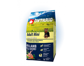 Ontario Adult Mini Lamb & Rice 2,25кг Сухий корм для дорослих собак дрібних порід з ягням та рисом