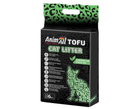 AnimAll Tofu Наповнювач Зелений чай 2,6 кг/6 літрів (6 шт в ящ.)