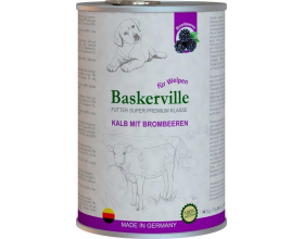 Baskerville HF Super Premium Вологий корм Телятина та ожина для цуценят, 400g