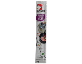 Ontario Sticks for cats Turkey & Liver 13,5см, 5г палички для котів з м'ясом індички та печінкою