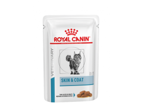 Royal Canin Skin & Coat - вологий корм, ветеринарна дієта для котів, при дерматозі та випаданні шерсті, 0,085кг