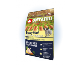 Ontario Puppy Mini Chicken & Potatoes 2,25кг Сухий корм для цуценят дрібних порід з куркою та картоплею