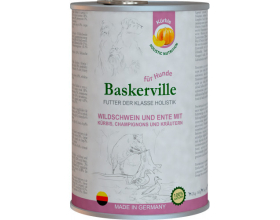 Baskerville HF Holistic Вологий корм Кабан і качка з гарбузом для собак, 400g