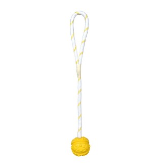 Іграшка для собак Trixie М'яч на мотузці з ручкою 35 см, d=4,5 см (гума, кольори в асортименті)