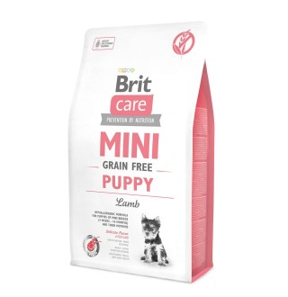 Сухий корм для цуценят та молодих собак мініатюрних порід Brit Care Mini GF Puppy Lamb 2 кг (ягня)