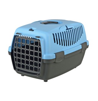 Контейнер-переноска для собак та котів вагою до 6 кг Trixie «Capri 1» 32 x 31 x 48 см (блакитна)