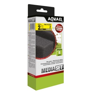 Губка Aquael «Media Set Standard» 2 шт. (для внутрішнього фільтра Aquael FAN-2 Plus)