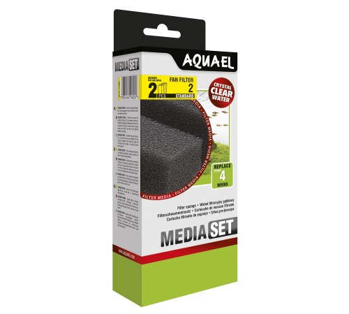 Губка Aquael «Media Set Standard» 2 шт. (для внутрішнього фільтра Aquael FAN-2 Plus)