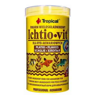 Сухий корм для акваріумних риб Tropical в пластівцях «Ichtio-Vit» 500 мл (для всіх акваріумних риб)