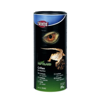 Натуральний корм для м'ясоїдних рептилій Trixie сушені цвіркуни 250 мл