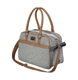 Сумка-переноска для собак та котів Trixie «Helen» 19 x 28 x 40 см (сіра)