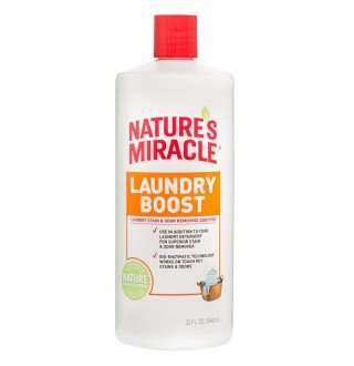 Знищувач Nature's Miracle «Stain & Odor Remover. Laundry Boost» для видалення плям і запахів, для використання при пранні 946 мл