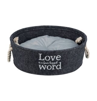 Лежак Trixie «Lian» d=37 (сірий)