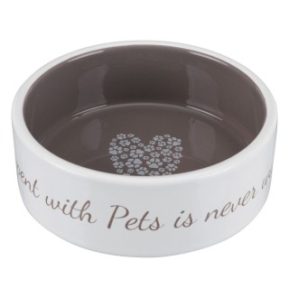 Миска керамічна Trixie «Pet's Home» 800 мл / 16 см (коричнева)