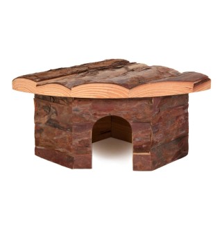 Будиночок для гризунів Trixie кутовий «Jesper» 32 x 13 x 21 / 21 см (дерево)