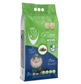 VanCat Cat Litter Pine – бентонітовий наповнювач для котячого туалету з ароматом сосни, 5кг