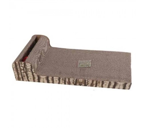 Дряпка картонна Eastland Лежак 52 x 21 x 12 cм - бежевий