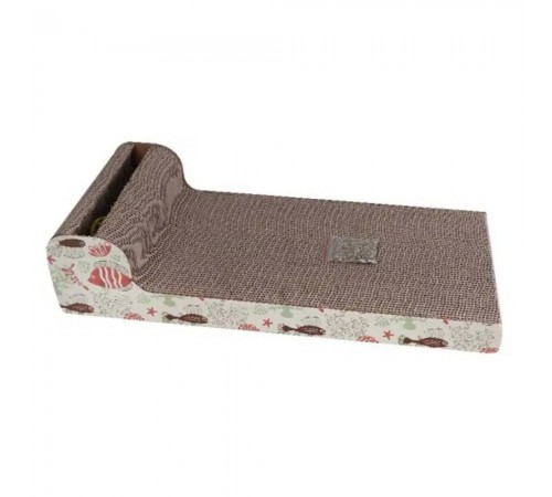 Дряпка картонна Eastland Лежак 52 x 21 x 12 cм - бежевий